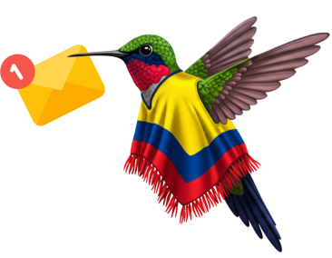 Colibrí con documento